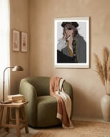 Anime framed in a tender room thumbnail