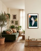 110 framed in a grounding room thumbnail