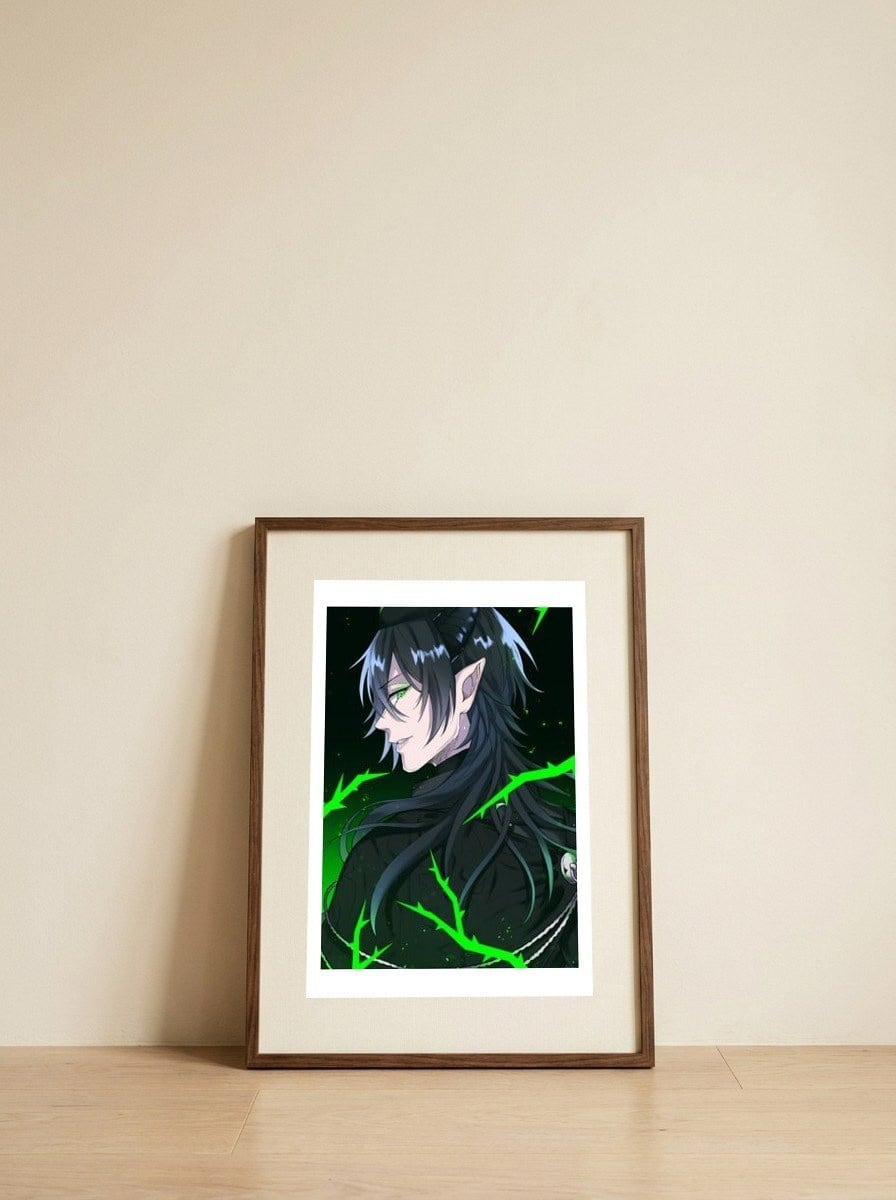 113 — framed, leaning against the wall