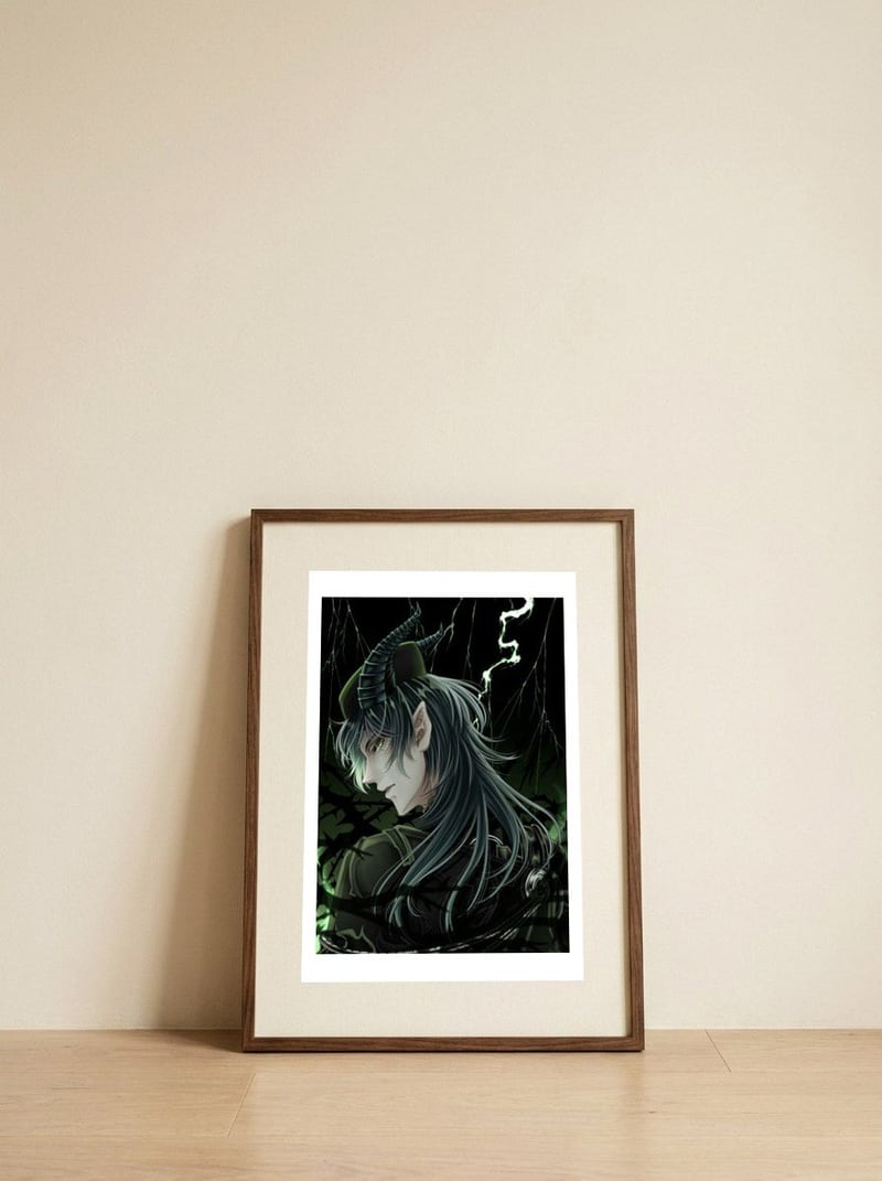 116 — framed, leaning against the wall