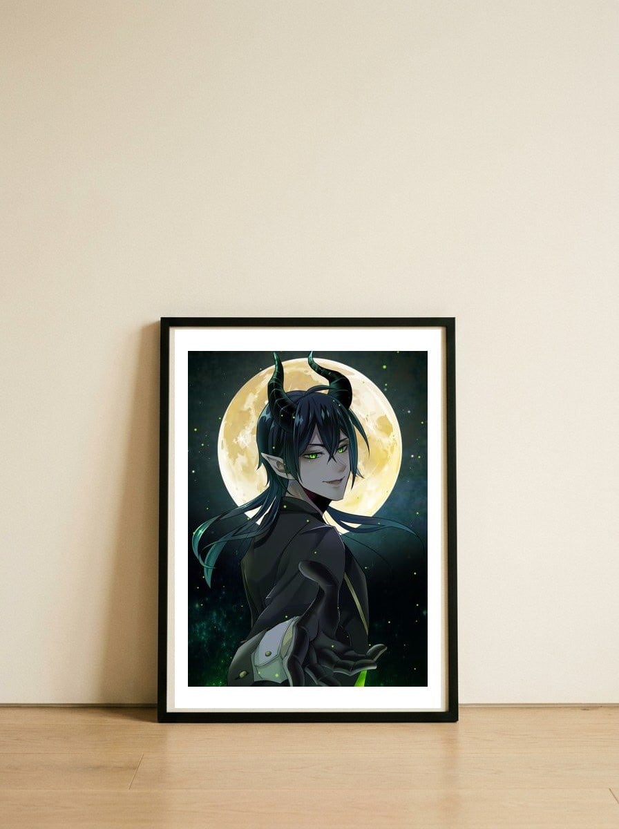120 — framed, leaning against the wall