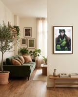 122 framed in a grounding room thumbnail