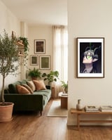 124 framed in a grounding room thumbnail