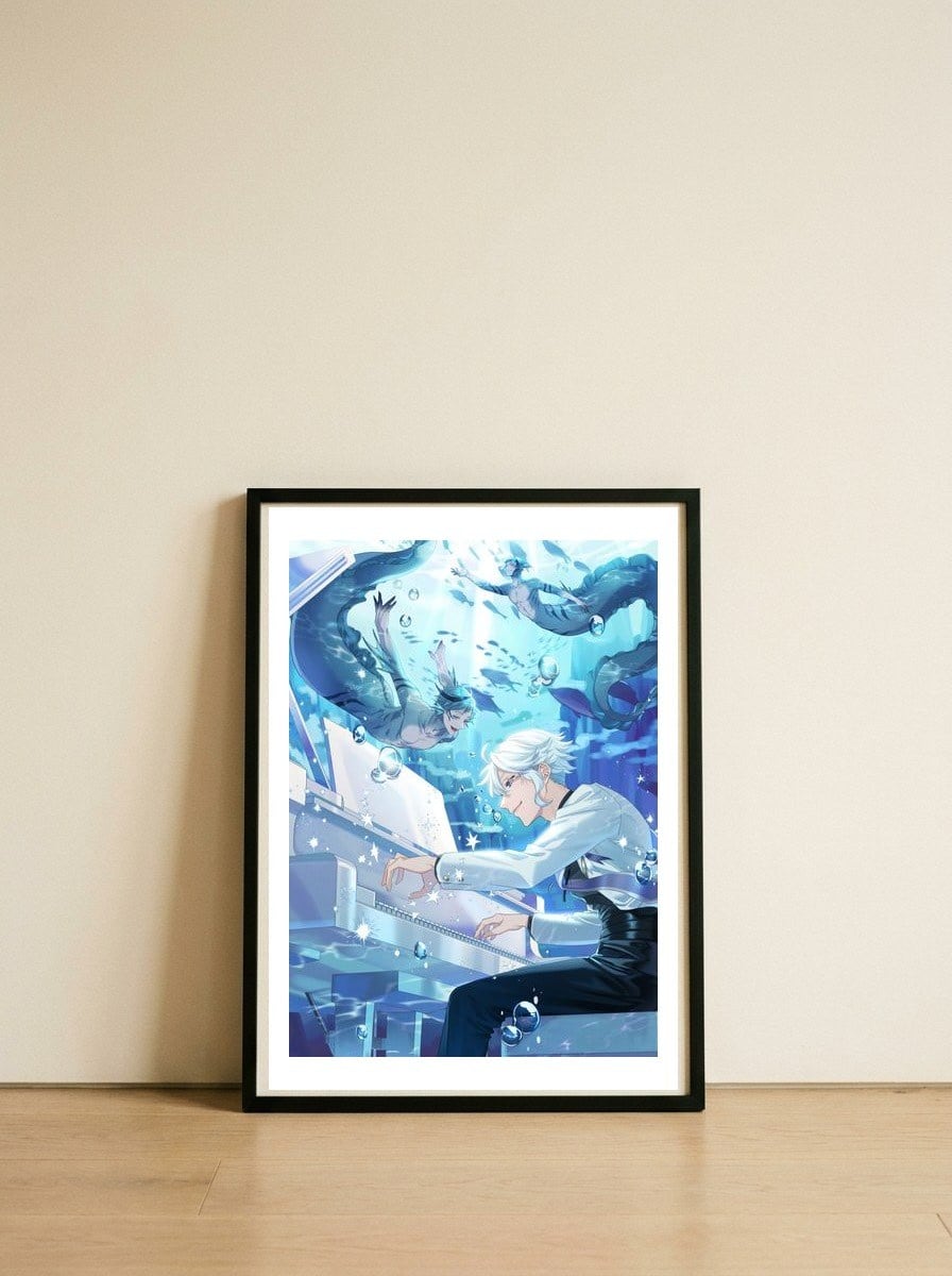 126 — framed, leaning against the wall
