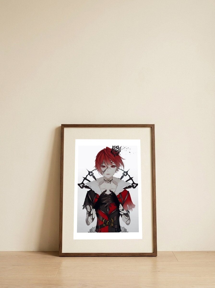 131 — framed, leaning against the wall