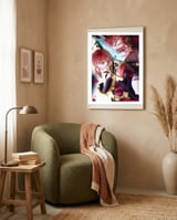 Anime framed in a tender room thumbnail