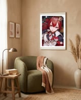 Anime framed in a tender room thumbnail