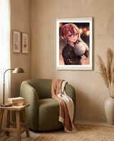 Anime framed in a tender room thumbnail