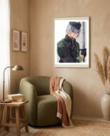 Anime framed in a tender room thumbnail