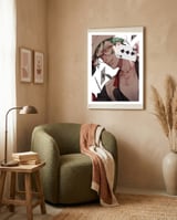 Anime framed in a tender room thumbnail
