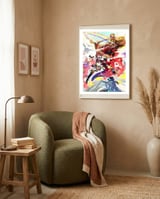 Anime framed in a tender room thumbnail