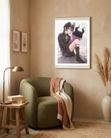 Anime framed in a tender room thumbnail