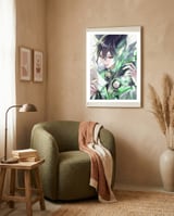 Anime framed in a tender room thumbnail