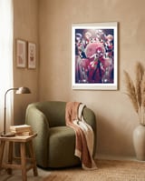Anime framed in a tender room thumbnail