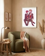 Anime framed in a tender room thumbnail