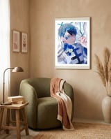 Anime framed in a tender room thumbnail