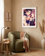 Anime framed in a tender room thumbnail