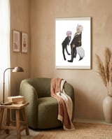 Anime framed in a tender room thumbnail