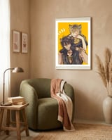 Anime framed in a tender room thumbnail