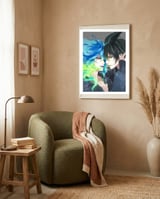 Anime framed in a tender room thumbnail