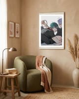 Anime framed in a tender room thumbnail