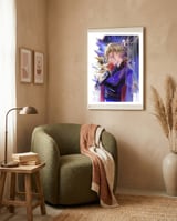 Anime framed in a tender room thumbnail