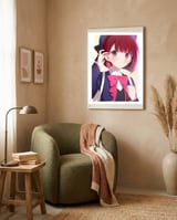 Anime framed in a tender room thumbnail