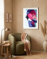 Anime framed in a tender room thumbnail