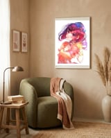 Anime framed in a tender room thumbnail