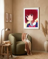 Anime framed in a tender room thumbnail