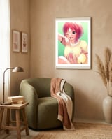 Anime framed in a tender room thumbnail