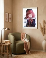 Anime framed in a tender room thumbnail
