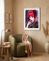 Anime framed in a tender room thumbnail