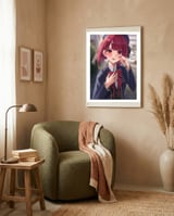 Anime framed in a tender room thumbnail
