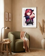 Anime framed in a tender room thumbnail