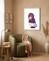 Anime framed in a tender room thumbnail