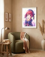 Anime framed in a tender room thumbnail