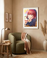 Anime framed in a tender room thumbnail