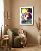 Anime framed in a tender room thumbnail