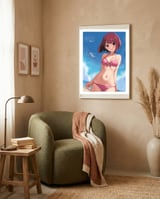 Anime framed in a tender room thumbnail
