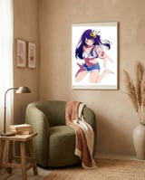 Anime framed in a tender room thumbnail