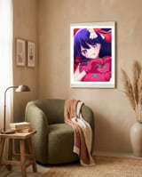 Anime framed in a tender room thumbnail