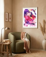 Anime framed in a tender room thumbnail