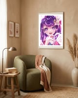 Anime framed in a tender room thumbnail