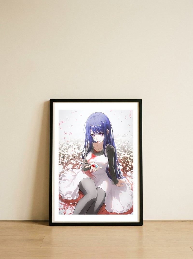 141 — framed, leaning against the wall