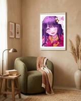 Anime framed in a tender room thumbnail