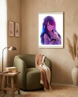 Anime framed in a tender room thumbnail