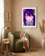 Anime framed in a tender room thumbnail