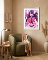 Anime framed in a tender room thumbnail