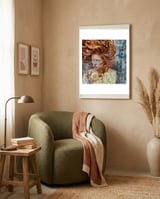 Blooming from the concrete  framed in a tender room thumbnail